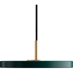 Asteria micro hanglamp forest green - met koordset - Ø 15 cm