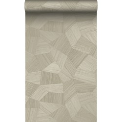 Origin Wallcoverings eco-texture vliesbehang grafisch 3D motief zand beige - 0.53 x 10.05 m - 347819