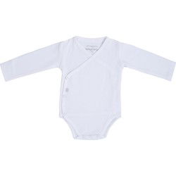 Baby's Only Rompertje lange mouw Pure - Wit - 50 - 100% ecologisch katoen
