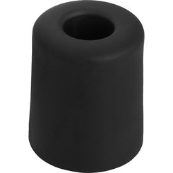 Deltafix Deurbuffer - deurstopper - zwart - rubber - 35 x 30 mm - Deurstoppers
