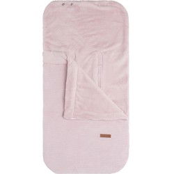 Baby's Only Voetenzak autostoel 0+ Sense - Oud Roze - Zachte rib corduroy stof - Geschikt voor drie- en vijfpuntsgordel