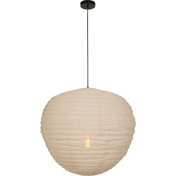 Anne Lighting hanglamp Bangalore - beige - bamboe - 70 cm - E27 fitting - 2136B