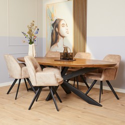 Starfurn Eettafel Brandy | 240 cm | Ovaal