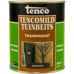 Transparant antraciet 1l mild verf/beits - tenco