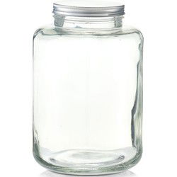 Zeller Koekjespot voorraadpot - 7000 ml - glas - 20 x 30 cm - Voorraadpot