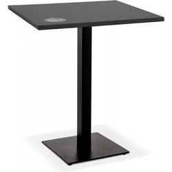 Kleine eettafel MUFFIN 68x68x746 cm Zwart