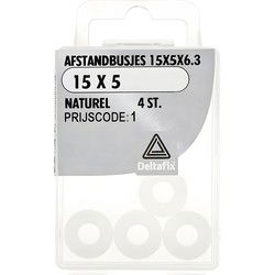 Afst.bus 15x5x6.3 naturel 4st