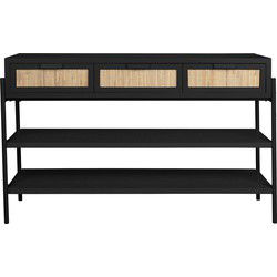 Dutchbone Yasu Consoletafel/ Wandtafel Zwart