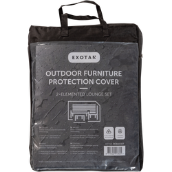 Exotan Coverbeschermhoes - Polyester - Zwart - 30x20x10