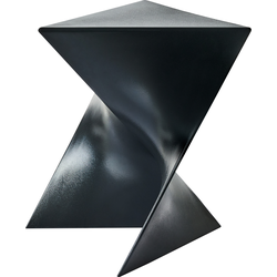 Beliani PECOS - Bijzettafel-Zwart-Synthetisch materiaal