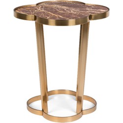 BOLD MONKEY It's Marblelicious Side Table