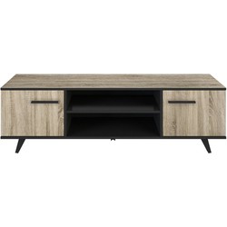 TV-meubel met 2 deuren en 2 nissen, 151,4 cm - Wayne