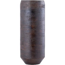 PTMD Bloempot Gerd - 24x24x60 cm - Hout - Bruin