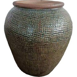 PTMD Bloempot Lisie - 65x65x64cm - Keramiek - Blauw