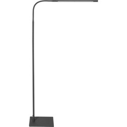 Mexlite - vloerlamp - Serpent - zwart - glas kunststof metaal - design lamp - LED - 3115ZW