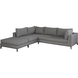 Exotan Sicilië Loungeset Links Buiten - Aluminium - Grijs - 60x262x246