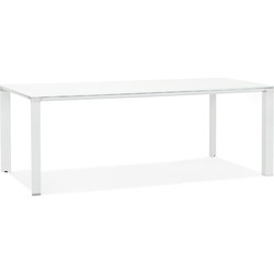 Design vergader/eettafel XLINE wit
