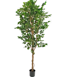 Hoyz Greenery - Kunstplant Ficus Groen 210 cm