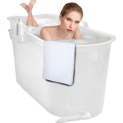 Zitbad Mira - Bath Bucket XL - 400L - Ligbad 122 cm - Wit