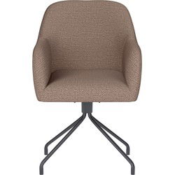 Eetkamerstoel Otis Taupe Spider Swivel - Giga Meubel