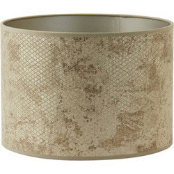 Light & Living - kap - Novita - bruin - textiel - Ø 40cm - E27 - 2240842