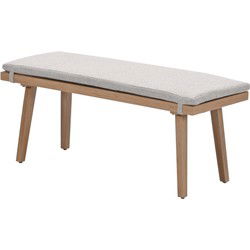 Carrara sportbank - light teaklook - gobi sand