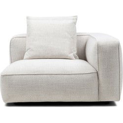 Riviera Maison Hamilton Corner Arm Right, rich tweed, antique white