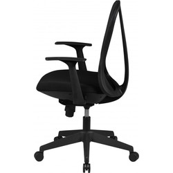 Pippa Design bureaustoel met synchroonmechanisme - zwart mesh