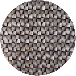 PTMD Wandpaneel Zoaya - 90x3x90 cm - Hout - Brons