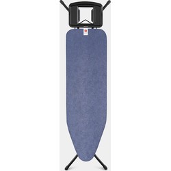 Strijkplank B, 124x38 cm, solide strijkerhouder - Denim Blue