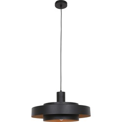 Moderne Hanglamp Flinter Zwart