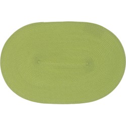 Placemat Daisy 45x30 cm oval nile green - Unique Living