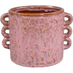 PTMD Bloempot Nowreen - 22x17x17 cm - Keramiek - Roze