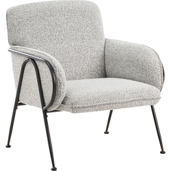 Beliani TRYSNES - Fauteuil-Zwart-Polyester
