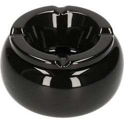 Cepewa Stormasbak - zwart - 11 cm - rond - terrasasbak - buiten asbak - Asbakken