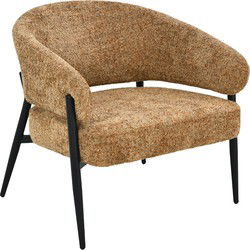 Livingfurn Fauteuil Dilan Venga Cognac
