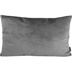 Sierkussen Velvet Grijs Long | 30 x 50 cm | Velvet/Polyester