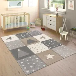 Kindervloerkleed - Cosena - Beige - 120x170 cm