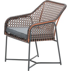Bellevue dining fauteuil c.bl/copper-black/mystic gr - Garden Impressions