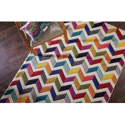 Modern vloerkleed - Bolero Kleurrijk - 120 X 170 CM