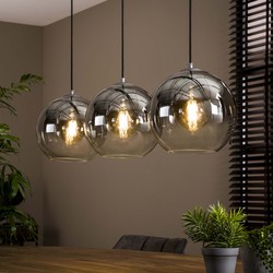 Hoyz - Hanglamp Bubble Shaded - 3 Lampen - Industrieel