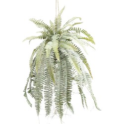 Kunst hangplant Frosted Varen op bal 97 cm | NeverLeafs