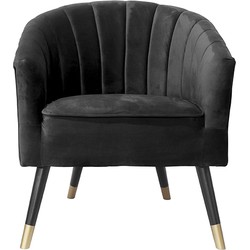 Leitmotiv - Fauteuil Royal - Zwart