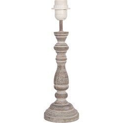Clayre & Eef Lampenvoet Ø 11x35 cm Bruin Hout