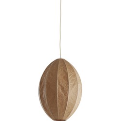 Light&living Hanglamp Ø28,5x38 cm MILATOS kraftpapier bruin