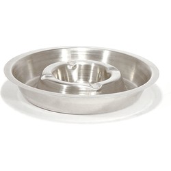 RVS asbak rond 16 cm - Hotelasbak - Horeca/terras/tafel asbakken - Asbakken