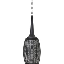 Light & Living - Hanglamp Ardella - 39x39x114 - Zwart