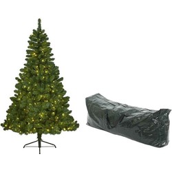 Kunstkerstboom 180 cm met verlichting en opbergzak Imperial Pine groen - Kunstkerstboom