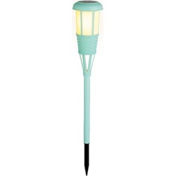 Lumineo Tuinfakkel - solar - turquoise - 61 cm - Fakkels