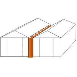 PVC Regengoot - Koppelgoot 8 meter